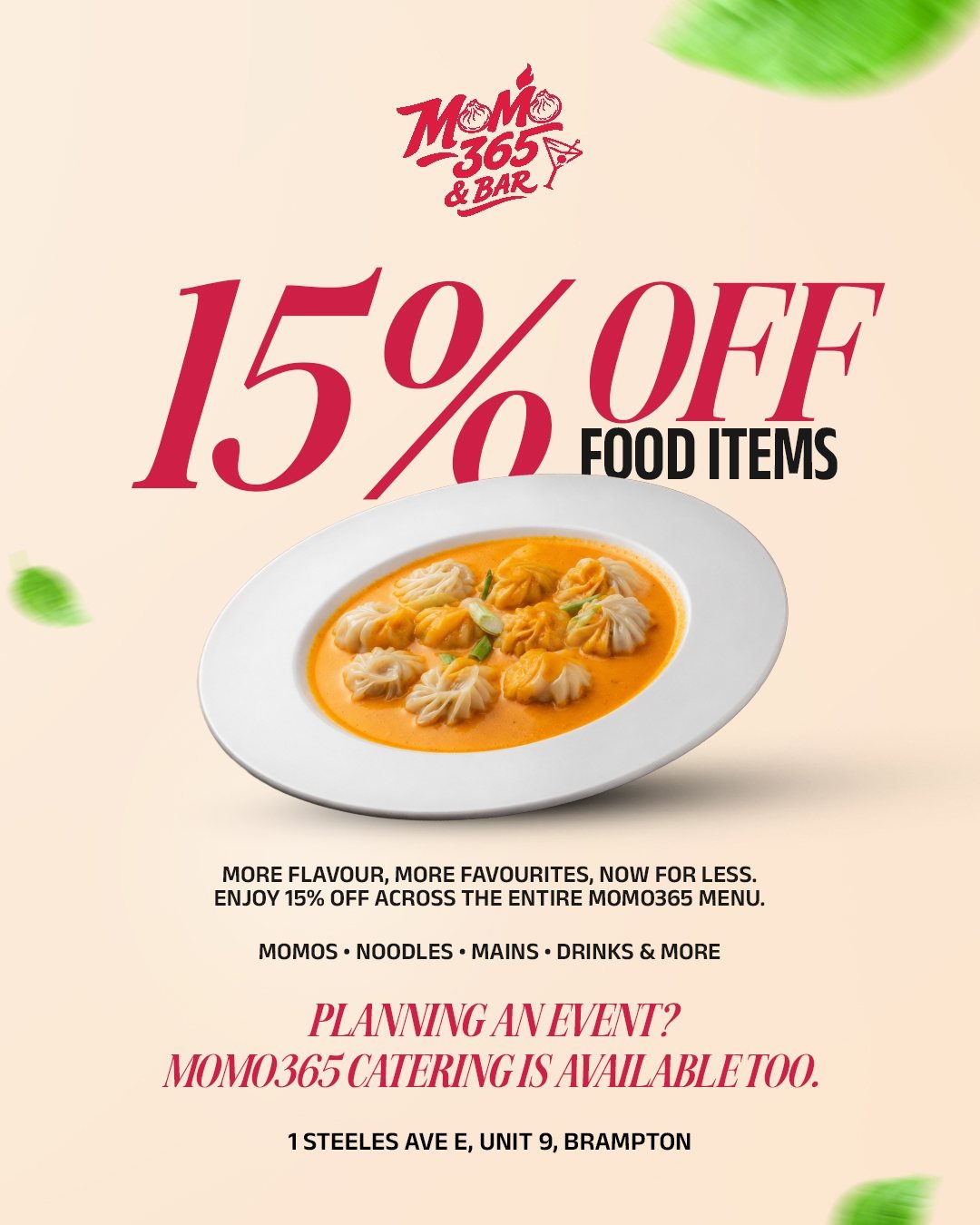 MOMO 365 & BAR Catering